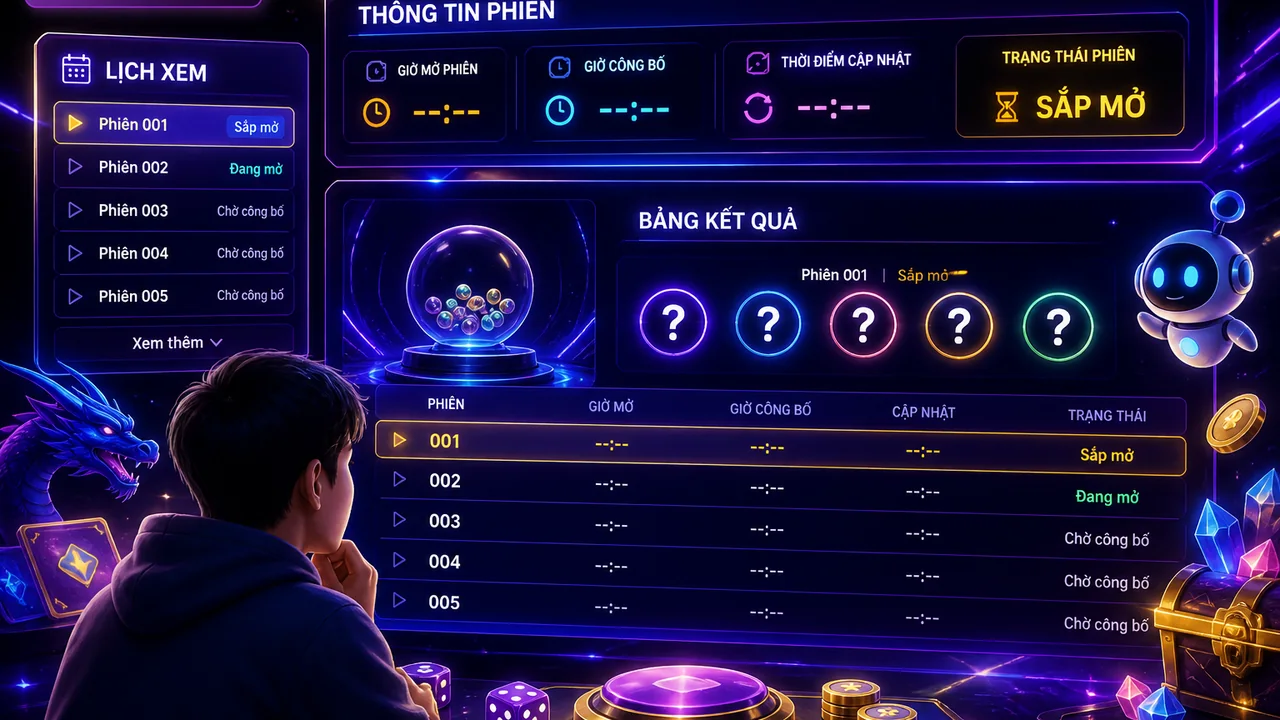 Đọc lịch xem và hiểu mốc thời gian khi theo dõi trò chơi trực tiếp 555win